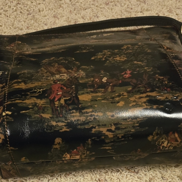 Patricia Nash Kent Countryside Aveley Multi Pocket Leather Suede Crossbody Bag - Picture 4 of 16